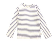 Petit Piao dusty lavender/offwhite t-shirt striber
